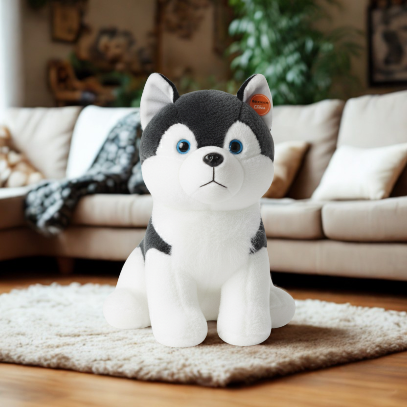 Craftluxe Husky Dog Plush Soft Toy - Image 2