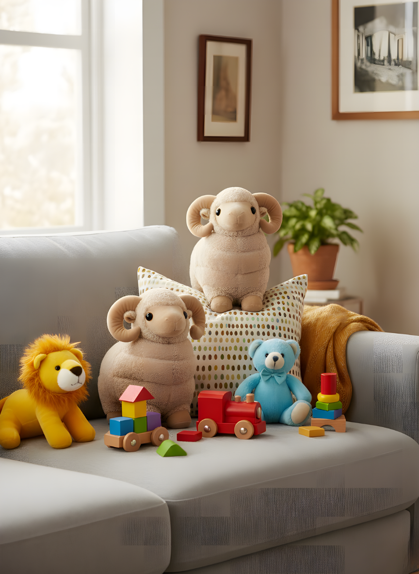 Sheep Soft Toy Plush - Image 4